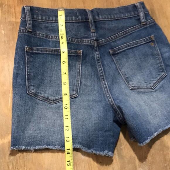 Madewell high rise cutoff denim shorts size 26 - Picture 5 of 9